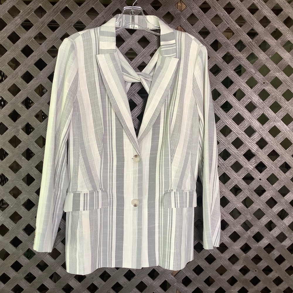 Current Air Striped Jacket Nwot - image 6
